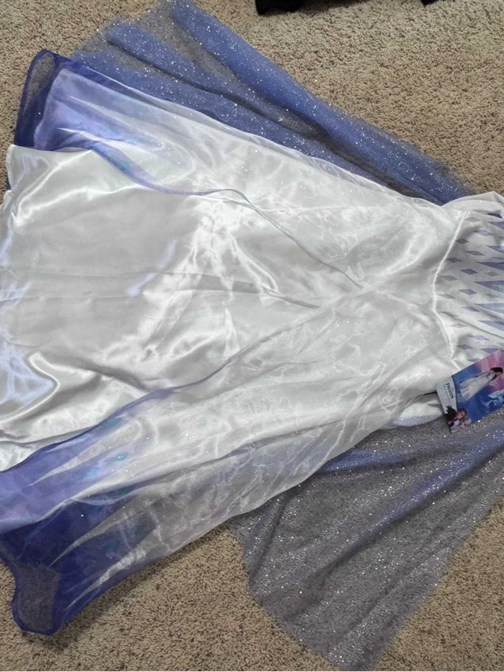 Disguise White and Blue Sparkle Princess Costume - Picture 7 of 7